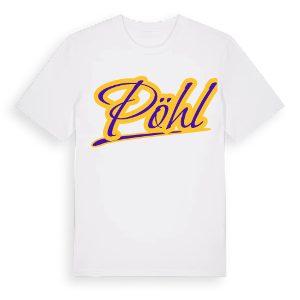 Pöhl baseball t-shirt – ekologisk bomull t-shirt från Pinshirt