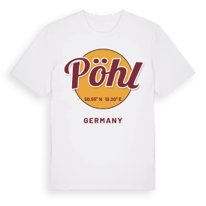 Pöhl cirkel t-shirt – ekologisk bomull t-shirt från Pinshirt