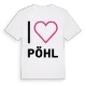 Jag älskar Pöhl t-shirt stort tryck