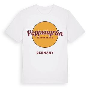 Poppengrün cirkel t-shirt – ekologisk bomull t-shirt från Pinshirt