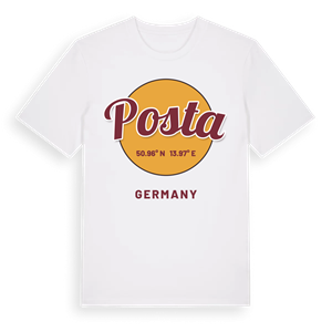Posta cirkel t-shirt – ekologisk bomull t-shirt från Pinshirt