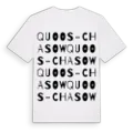 Quoos - Chasow ordlek t-shirt