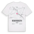 Rebersreuth karta t-shirt