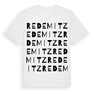 Redemitz ordlek t-shirt – ekologisk bomull t-shirt från Pinshirt