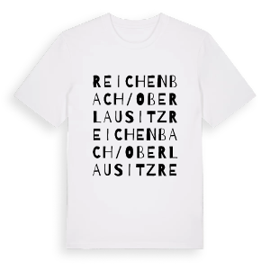 Reichenbach/Oberlausitz ordlek t-shirt – ekologisk bomull t-shirt från Pinshirt