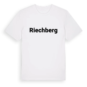 Riechberg fetstil t-shirt – ekologisk bomull t-shirt från Pinshirt