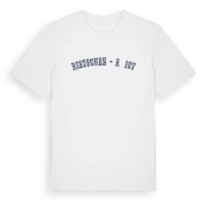 Rietschen - Rěčicy college t-shirt – ekologisk bomull t-shirt från Pinshirt