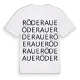 Röderaue ordlek t-shirt