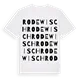 Rodewisch ordlek t-shirt