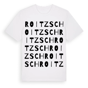 Roitzsch ordlek t-shirt – ekologisk bomull t-shirt från Pinshirt