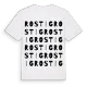 Rostig ordlek t-shirt