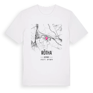 Rötha karta t-shirt – ekologisk bomull t-shirt från Pinshirt