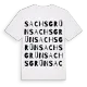 Sachsgrün ordlek t-shirt