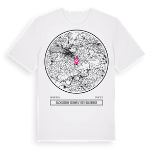 Sächsische Schweiz-Osterzgebirge t-shirt – ekologisk bomull t-shirt från Pinshirt