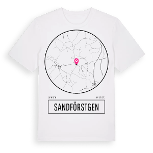 Sandförstgen t-shirt – ekologisk bomull t-shirt från Pinshirt