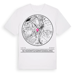 Schedewitz/Geinitzsiedlung t-shirt – ekologisk bomull t-shirt från Pinshirt