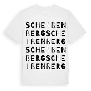 Scheibenberg ordlek t-shirt – ekologisk bomull t-shirt från Pinshirt