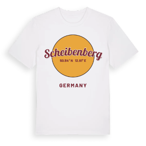 Scheibenberg cirkel t-shirt – ekologisk bomull t-shirt från Pinshirt