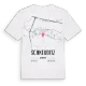 Schkeuditz karta t-shirt