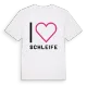 Jag älskar Schleife t-shirt stort tryck