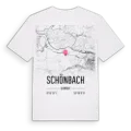 Schönbach karta t-shirt