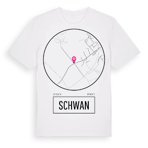 Schwan t-shirt – ekologisk bomull t-shirt från Pinshirt