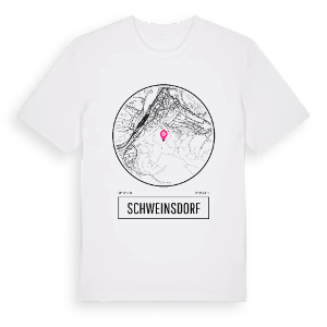 Schweinsdorf t-shirt – ekologisk bomull t-shirt från Pinshirt