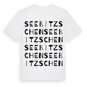 Seebitzschen ordlek t-shirt – ekologisk bomull t-shirt från Pinshirt
