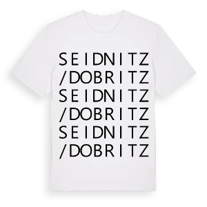 Seidnitz/Dobritz ordlek t-shirt – ekologisk bomull t-shirt från Pinshirt