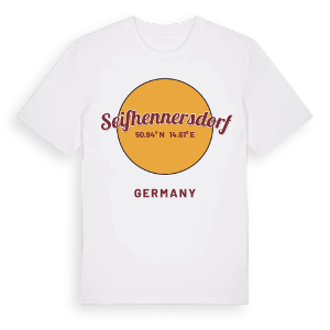 Seifhennersdorf cirkel t-shirt – ekologisk bomull t-shirt från Pinshirt