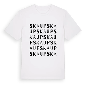 Skaup ordlek t-shirt – ekologisk bomull t-shirt från Pinshirt
