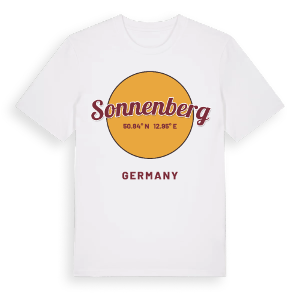 Sonnenberg cirkel t-shirt – ekologisk bomull t-shirt från Pinshirt