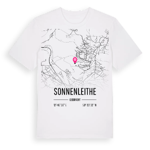 Sonnenleithe karta t-shirt – ekologisk bomull t-shirt från Pinshirt
