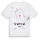Spansberg karta t-shirt