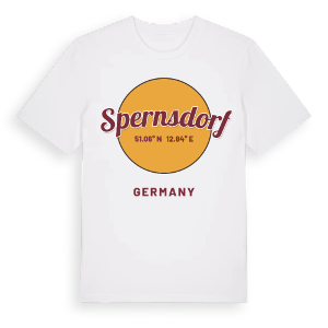 Spernsdorf cirkel t-shirt – ekologisk bomull t-shirt från Pinshirt