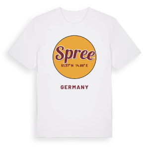 Spree cirkel t-shirt – ekologisk bomull t-shirt från Pinshirt