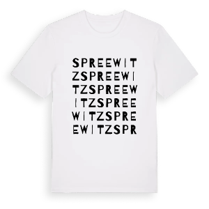 Spreewitz ordlek t-shirt – ekologisk bomull t-shirt från Pinshirt