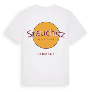 Stauchitz cirkel t-shirt – ekologisk bomull t-shirt från Pinshirt
