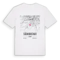 Südvorstadt karta t-shirt