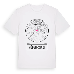 Südvorstadt t-shirt – ekologisk bomull t-shirt från Pinshirt