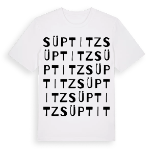 Süptitz ordlek t-shirt – ekologisk bomull t-shirt från Pinshirt
