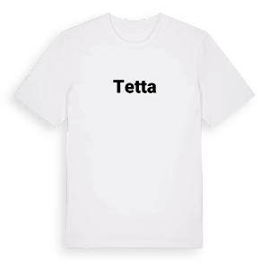 Tetta fetstil t-shirt – ekologisk bomull t-shirt från Pinshirt