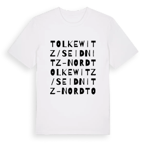 Tolkewitz/Seidnitz-Nord ordlek t-shirt – ekologisk bomull t-shirt från Pinshirt