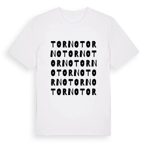 Torno ordlek t-shirt – ekologisk bomull t-shirt från Pinshirt