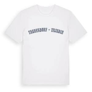 Trebendorf - Trjebin college t-shirt – ekologisk bomull t-shirt från Pinshirt