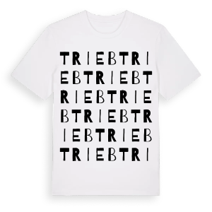 Trieb ordlek t-shirt – ekologisk bomull t-shirt från Pinshirt