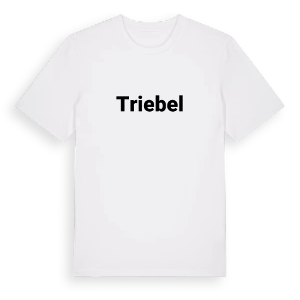 Triebel fetstil t-shirt – ekologisk bomull t-shirt från Pinshirt
