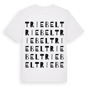 Triebel ordlek t-shirt – ekologisk bomull t-shirt från Pinshirt
