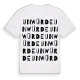Unwürde ordlek t-shirt