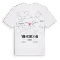 Vierkirchen karta t-shirt